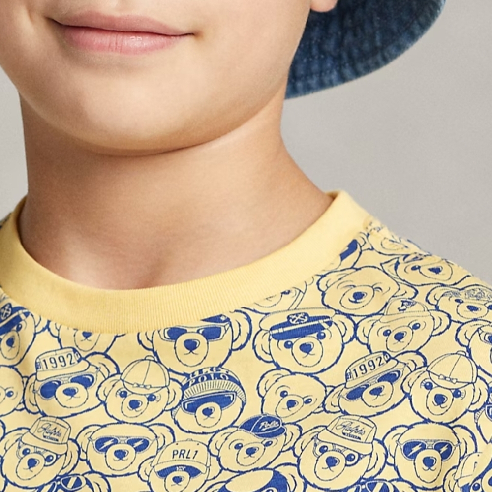 T-Shirt Polo Bear Cotton Jersey Tee
